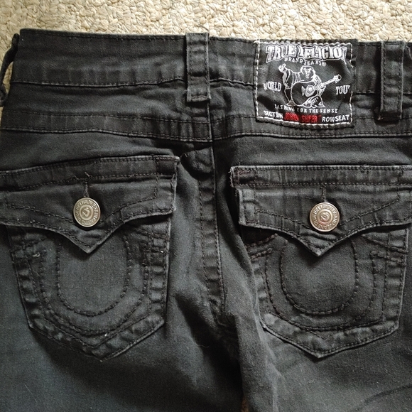 True Religion Johnny Super T SZ.27 Black - Picture 4 of 8